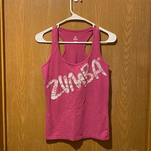 Vintage Zumba Racerback tank top size large